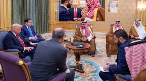 دیداردونالد ترومـــپ با احمد الشرع پس ازلغـــو تحـــریــــم هــــا دیداردونالد ترومـــپ با احمد الشرع پس ازلغـــو تحـــریــــم هــــا