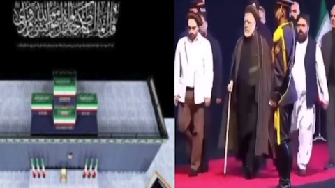 احمدمسعودومحقق درمراسم وداع بارهبرجمهوری اسلامی ایران!